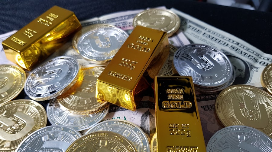 Batangan emas sebagai ilustrasi bonus referal